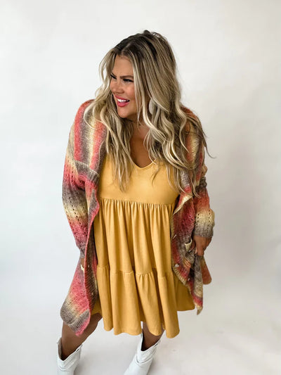 Duster Length "Celine" Cardigan with Belt by Blakeley