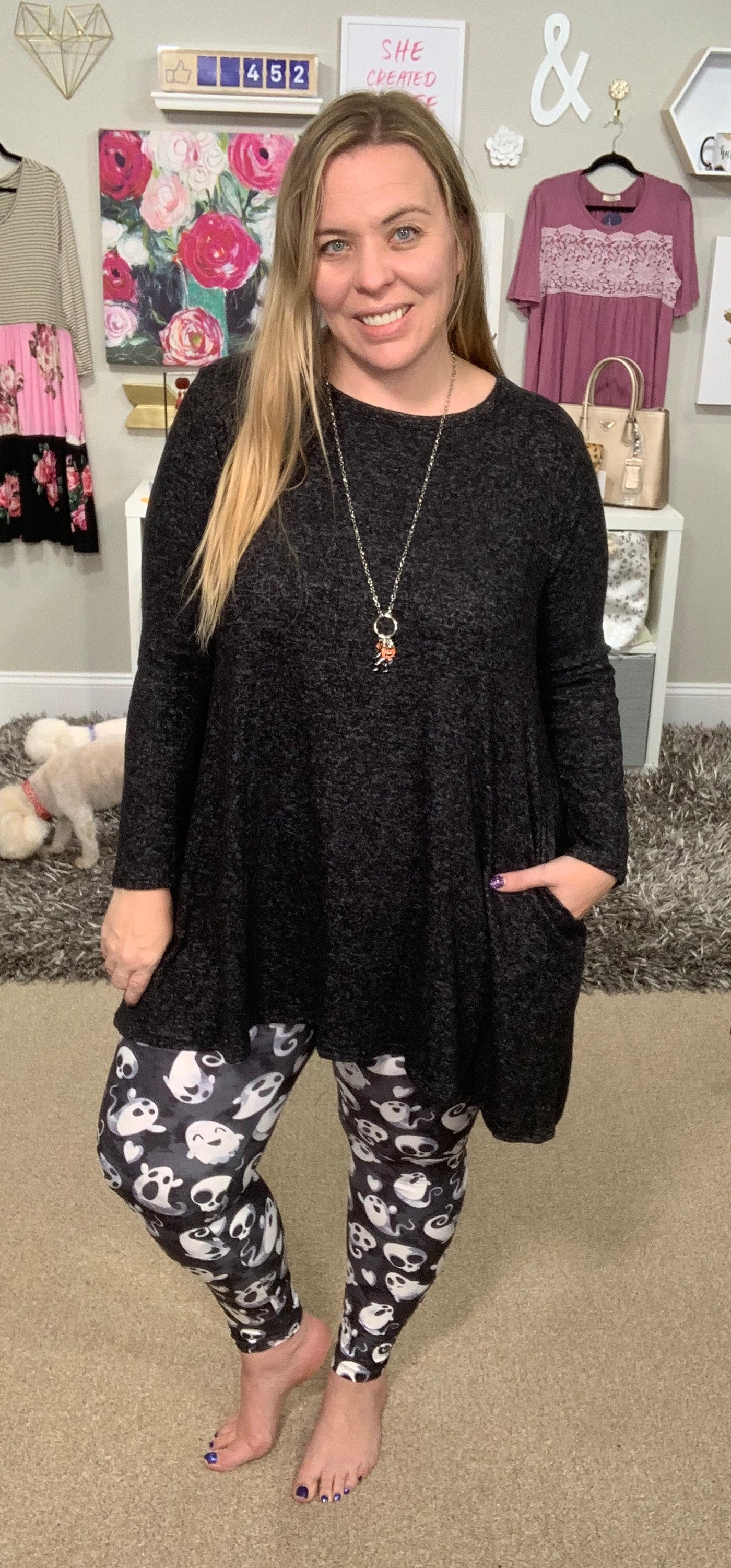 Halloween Ghosts Leggings